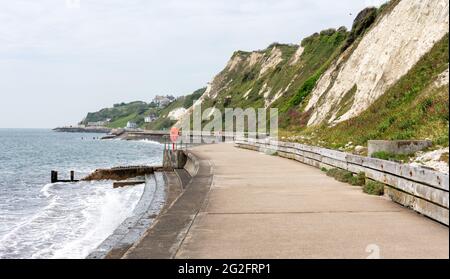 Horseshoe Bay bei Ventnor an der Südküste der Isle of Wight Hampshire UK Stockfoto