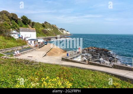 Wheelers Bay an der Südküste der Isle of Wight Hampshire UK Stockfoto