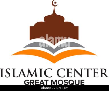 Islamische Bildung Logo Design Vektor Vorlage Stock Vektor