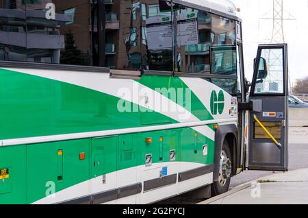 Go Bus oder Omnibus, Toronto, Kanada Stockfoto