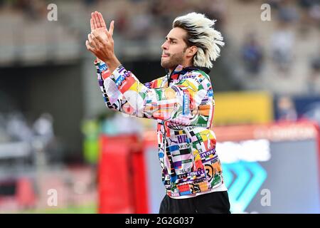 Gianmarco Tamberi (ITA) Hochsprung der Männer während der Wanda Diamond League 2021 - Goldene Gala Pietro Mennea, Leichtathletik - Foto .LiveMedia/Lisa Guglielmi Stockfoto