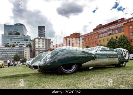 Best in Show Lotus 11 LM50 beim London Concours bei der Honourable Artillary Company Stockfoto