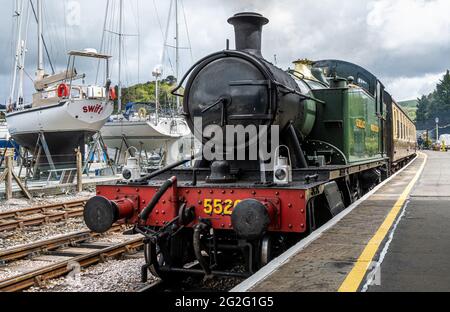 Dartmouth Steam Railway (Kingswear) Stockfoto