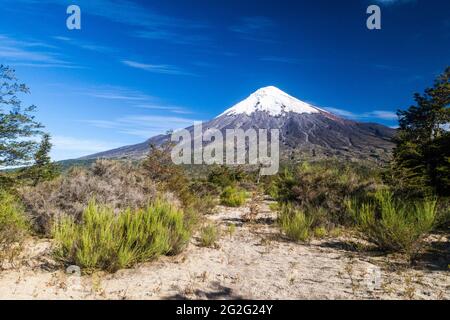 Blick auf den Vulkan Osorno, Chile Stockfoto