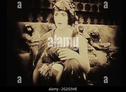 Vintage still des antiken Babylonlebens aus dem frühen 1900er Film Intoleranz Stockfoto