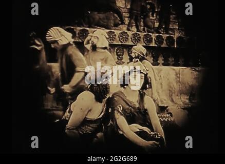 Vintage still des antiken Babylonlebens aus dem frühen 1900er Film Intoleranz Stockfoto
