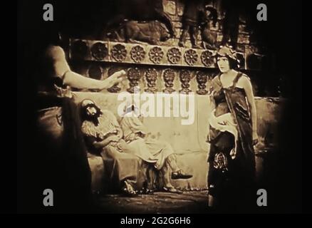Vintage still des antiken Babylonlebens aus dem frühen 1900er Film Intoleranz Stockfoto