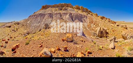 Achat Mesa im Petrified Forest National Park AZ Stockfoto