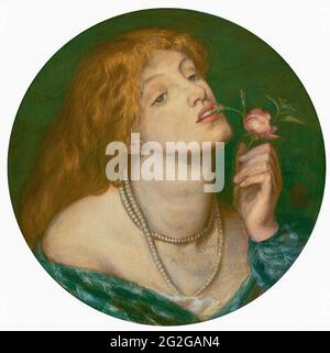 Dante Gabriel Rossetti - Belcolore 1880 Stockfoto