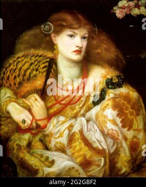 Dante Gabriel Rossetti - Monna Vanna 1866 Stockfoto