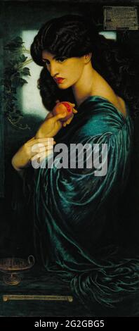 Dante Gabriel Rossetti - Proserpine 1874 Stockfoto