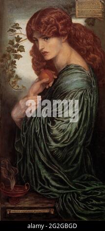 Dante Gabriel Rossetti - Proserpine 1881 Stockfoto