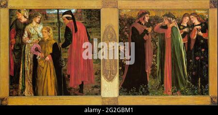 Dante Gabriel Rossetti - Anrede Beatrice 1859 Stockfoto