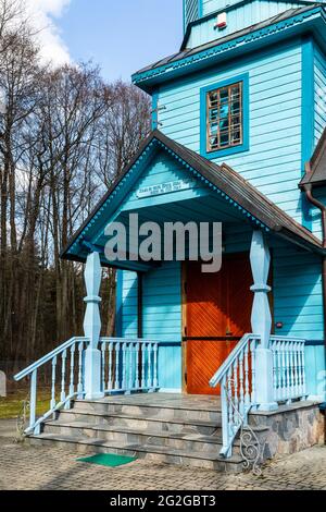 Europa, Polen, Woiwodschaft Podlachien, orthodoxe Kirche der Ikone der Gottesmutter in Koterka Stockfoto