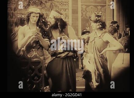 Vintage still des antiken Babylonlebens aus dem frühen 1900er Film Intoleranz Stockfoto