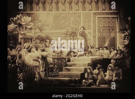 Vintage still des antiken Babylonlebens aus dem frühen 1900er Film Intoleranz Stockfoto
