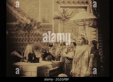 Vintage still des antiken Babylonlebens aus dem frühen 1900er Film Intoleranz Stockfoto