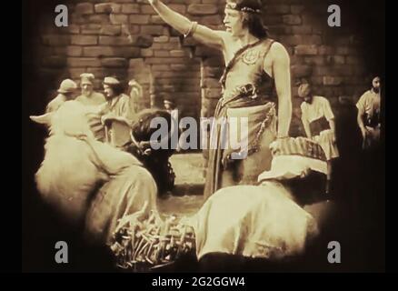Vintage still des antiken Babylonlebens aus dem frühen 1900er Film Intoleranz Stockfoto