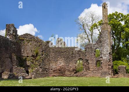 Grosmont Castle, Monmouthshire, Wales, Großbritannien Stockfoto
