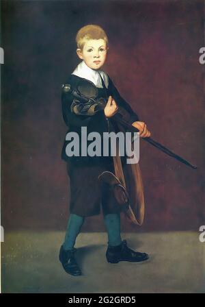Edouard Manet - Junge mit Schwert 1861 Stockfoto
