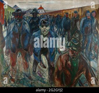 Edvard Munch - Arbeiter auf dem Weg nach Hause