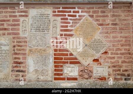 St. Jodok Kirche, Landshut, Niederbayern, Bayern, Deutschland Stockfoto