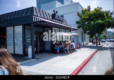 Szene in Beverly Hills, Los Angeles, Kalifornien, USA Stockfoto