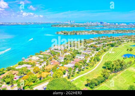 Golfklub Miami Beach, Stockfoto