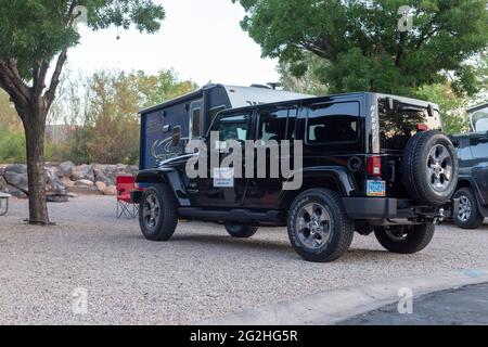 Zion River Resort RV Park & Campground, Utah, USA Stockfoto