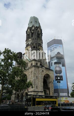 Kaiser-Wilhelm-Gedächtniskirche, Berlin, Deutschland Stockfoto