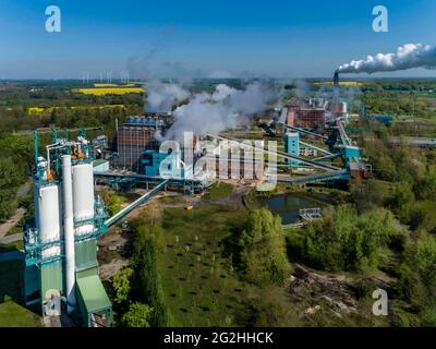 Mitteldeutsche Braunkohleveredelung in Deuben Stockfoto