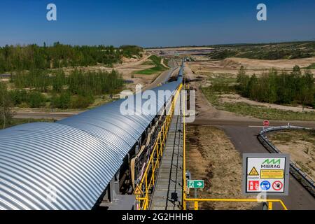 Neuer Massenvertrieb im Bergbaugebiet Peres von MIBERB Stockfoto