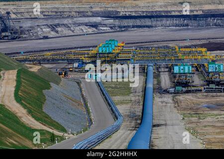 Neuer Massenvertrieb im Bergbaugebiet Peres von MIBERB Stockfoto