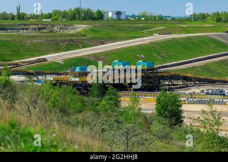 Neuer Massenvertrieb im Bergbaugebiet Peres von MIBERB Stockfoto