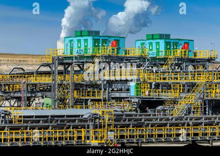 Neuer Massenvertrieb im Bergbaugebiet Peres von MIBERB Stockfoto