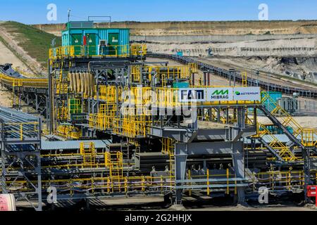 Neuer Massenvertrieb im Bergbaugebiet Peres von MIBERB Stockfoto
