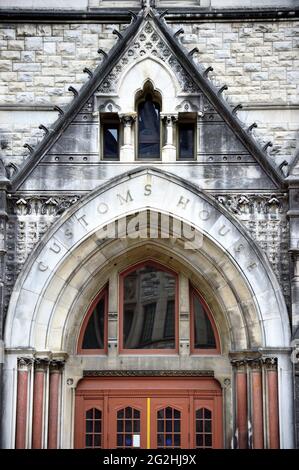 Nashville, Tennessee, USA. Das örtliche Wahrzeichen Customs House ist ein historisches Gebäude in Nashville. Es wurde 1875 aus Kentucky Kalkstein gebaut. Stockfoto