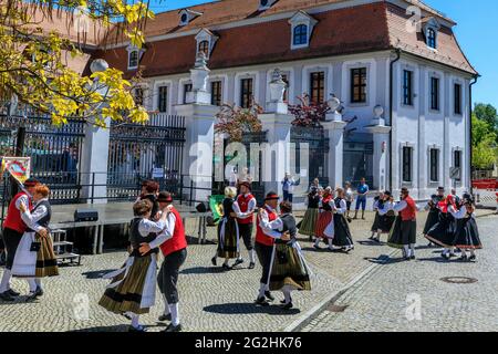 Deutsches Kostümfest in Lübben Stockfoto