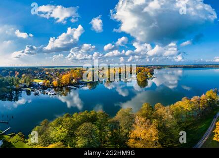 Schwielochsee bei Goyatz Stockfoto