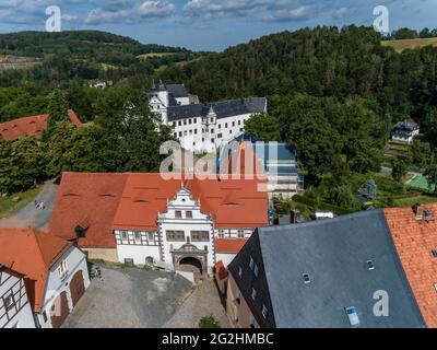 Schloss Lauenstein Stockfoto