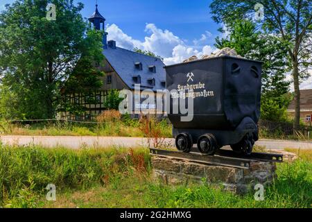 Schneeberg: Pochwerkhaus der Wolfgang-Maßen-Schatzkammer Stockfoto