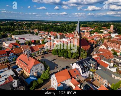 Marktplatz Bad Liebenwerda Stockfoto