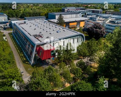 Das Forschungszentrum für Leichtbaustoffe Panta rhe befindet sich an der Brandenburgischen Technischen Universität Cottbus (BTU) Stockfoto