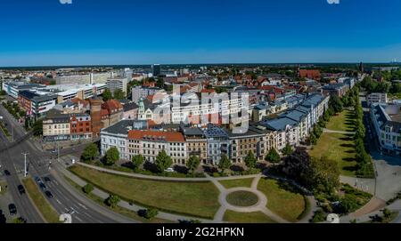 Cottbus Brandenburger Platz Stockfoto