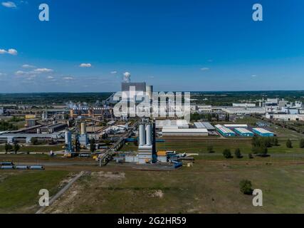 Strukturwandel - Industriepark Black Pump Stockfoto