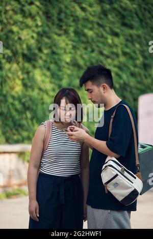 TAIPEI - 01. JUL: Huashan 1914 Creative Park in Taipei, Taiwan am 01. Juli 2018 Stockfoto