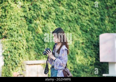 TAIPEI - 01. JUL: Huashan 1914 Creative Park in Taipei, Taiwan am 01. Juli 2018 Stockfoto