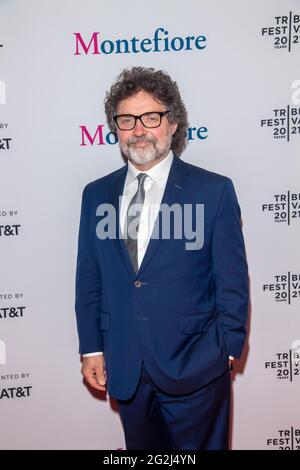 New York, Usa. Juni 2021. Der Komponist Jeff Richmond nimmt 2021 an dem Tribeca Festival Tribeca TV Panel: Tina Fey & Co. In den Spring Studios Teil. Kredit: SOPA Images Limited/Alamy Live Nachrichten Stockfoto