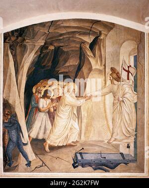 Fra Angelico - Christ Limbo 1442 Stockfoto