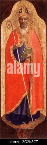 Fra Angelico - St. Nikolaus Bari 1424 Stockfoto